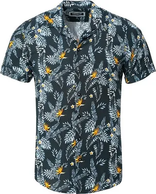 Produktbild von Brandneu Hawaii Hemd CARISMA in Schwarz/Bunt CRM9104 L