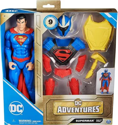 Produktbild von DCU 30cm Superman Figur mit Clip-on