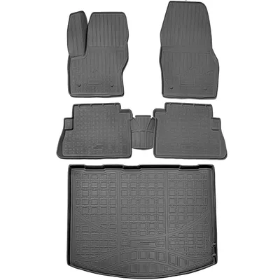 Produktbild von Fußmatten & Kofferraumwanne Set passend für  Ford KUGA II, DM2 | BJ 2013-2019