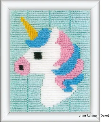 Produktbild von Vervaco Spannstichpackung Einhorn