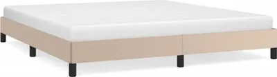 Produktbild von vidaXL Bettgestell Cappuccino-Braun 160x200 cm Kunstleder