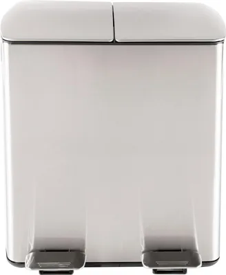 Produktbild von Duo Mülleimer 40 Liter Silber
