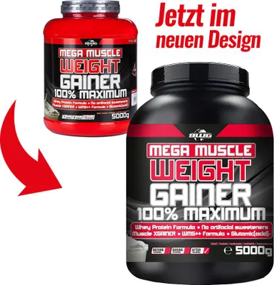 Produktbild von BWG Mega Muscle Weight Gainer 5kg Dose