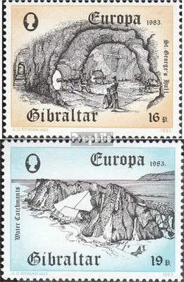 Produktbild von Briefmarken Gibraltar 1983 Mi 463-464 (kompl.Ausg.) postfrisch Werke des Geistes