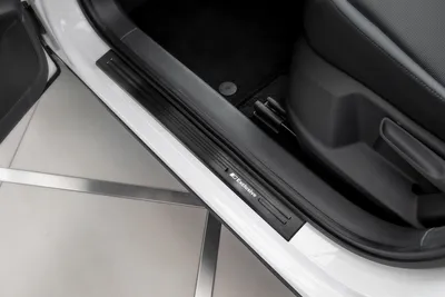 Produktbild von Exclusive Design V2A Einstiegsleisten passend für Skoda Karoq ab Bj. 2017-, Farbe:Anthrazit