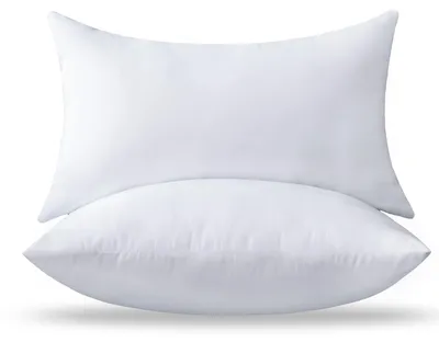 Kissenfüllungen 30x50 cm, Set von 2, weiß, rechteckig, weich