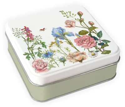 Produktbild von Geschenkdose eckig Rosengarten