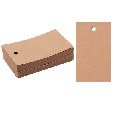 Produktbild von 250 Papieranhänger Dekoschilder Geschenkanhänger Preisschilder 50x30mm Farbwahl