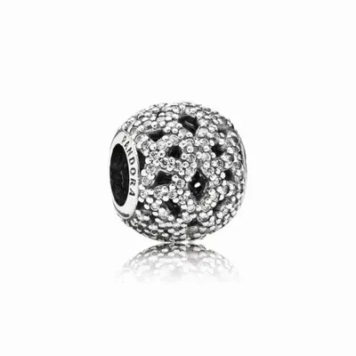 Produktbild von Pandora Charm Damen Glitzer Zirkonia Sterling Silber 791284CZ