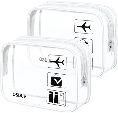 Produktbild von Wasserdichte PVC-Toilettas, transparent, Reiseaccessoires