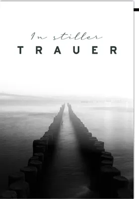 Produktbild von Trauer – Beileid – Kondolenzkarte mit Umschlag - Weg ins Wasser