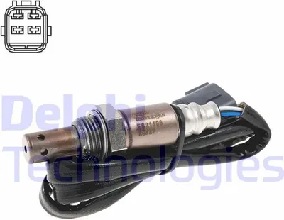 Produktbild von DELPHI Lambdasonde für TOYOTA Yaris Schrägheck (P1) nach-Kat Beheizt 660mm ES21406-12B1