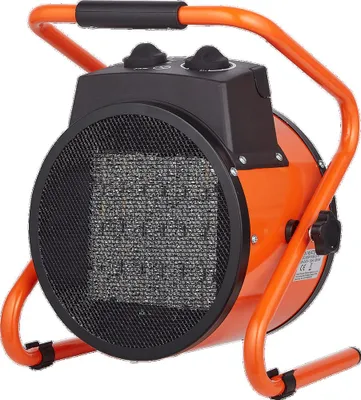 Zdjęcie produktu dla Qlima EFH6020, Wentylator elektryczny ogrzewacza pomieszczeń, IP20, Wewnętrz i na wolnym powietrzu, Podłoga, Czarny, Pomarańczowy, Metal