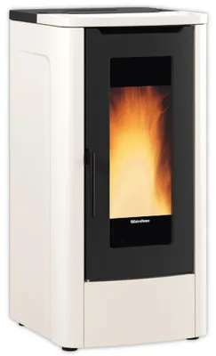 Immagine prodotto di Extraflame Stufa a Pellet Canalizzata Teorema Plus AD 12 kW Avorio