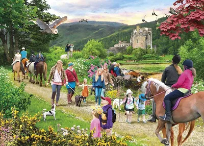 Image de GIBSONS Puzzle Voyage dans les Highlands écossais 1000 pièces