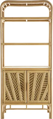 Produktbild von Miliboo - Bücherregal aus Rattan H180 cm GALON