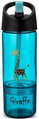 Produktbild von Kinderflasche 2 in 1 0,3 + 0,15L Türkis