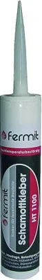Produktbild von Fermit Schamottkleber HT 1100 - Kleber für feuerfeste Bauteile 310 ml