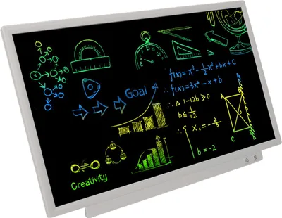 Immagine prodotto di Tavoletta di scrittura LCD, 24 pollici, tavolo da disegno elettronico, schermo, blocco per la scrittura, lavagna per l'apprendimento dei bambini a casa, nell'ufficio della scuola