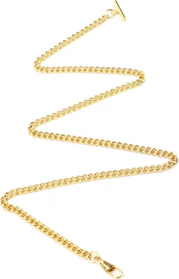 Zdjęcie produktu dla Łańcuszek do zegarka, łańcuszek do zegarka kieszonkowego, łańcuszek do zegarka kieszonkowego retro, metalowy łańcuszek do zegarka kieszonkowego, łańcuszek do zegarka kieszonkowego z paskiem