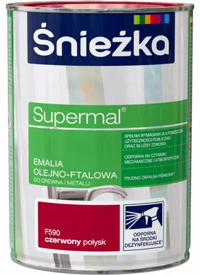 Produktbild von Öl-Phthalat-Emaillelack für Holz & Metall, Rot F590, Hochglanz, 0,8 L