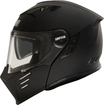 Zdjęcie produktu dla Kask z klapką Simpson Darksome Solid 06, czarny mat, XL (62)