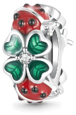 Produktbild von Gnoce Charm Kleeblatt Marienkäfer IMC140