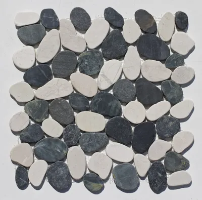 Produktbild von Mosaikfliesen - K-553 - Kieselstein Bodenfliesen Badfliesen - Naturstein Fliesen Lager Verkauf Stein-mosaik Herne NRW