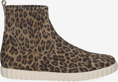 Produktbild von Peter Kaiser 75337 LEDER STRETCH, Boots in Braun / Leo-Look für Damen, Größe 37