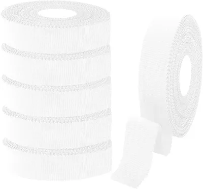 Zdjęcie produktu dla Taśma sportowa nieelastyczna, 6 rolek po 13,7 m, szerokość 1,25 cm, do stabilizacji stawów