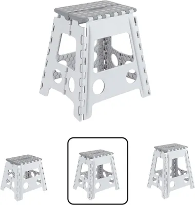 Produktbild von Kleiner Klapphocker | Klapphocker für Kinder und Erwachsene | Tragbarer und zusammenklappbarer Klapphocker | 150 kg Tragkraft | Hocker für die Küche
