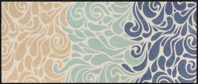 Produktbild von Salonloewe MINGLED WAVES BEACH Fußmatte Wohnmatte 60 x 140 cm
