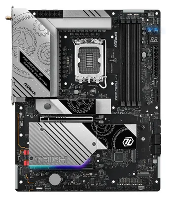 Produktbild von Asrock Z890 Taichi Lite, Intel, LGA 1851 (Socket V1), Intel Core Ultra (Series 2), DDR5-SDRAM, 256 GB, DIMM