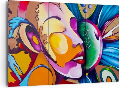 Produktbild von Bild auf Leinwand - Leinwandbild - Abstraktion modern - 165x110cm - Wand Bild - Wanddeko - Leinwanddruck - Bilder - Kunstdruck - Wanddekoration - Leinwand bilder - Wandkunst - CE165x110-3521