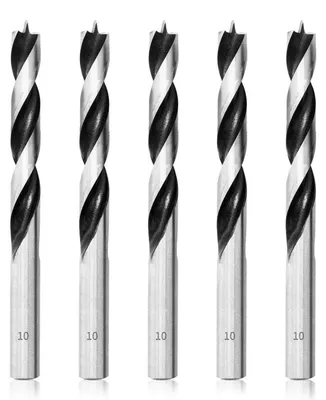 Immagine prodotto di Trapano a tazza da 10 mm, confezione da 5 pezzi. Trapani a punta elicoidale per la lavorazione del legno