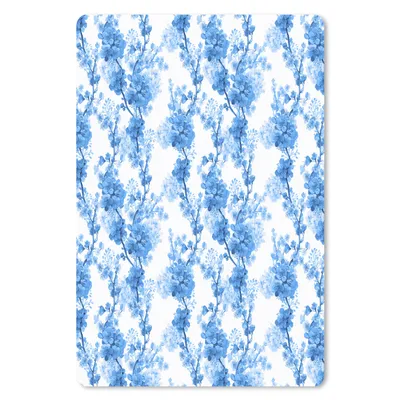 Produktbild von MuchoWow® Mauspad Mousepad Blumen - Blau - Hortensie 40x60 cm - Mousepads - Maus Mat - Pad - Mausunterlage - Schreibtisch Accesoire