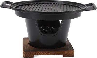Zdjęcie produktu dla Mały grill stołowy zapobiegający przywieraniu Łatwe czyszczenie Przenośny bezdymny stołowy grill na węgiel drzewny dla jednej osoby do wnętrz