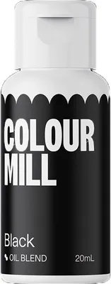Produktbild von Colour Mill Öl Lebensmittelfarbe Black, Schwarz 20 ml