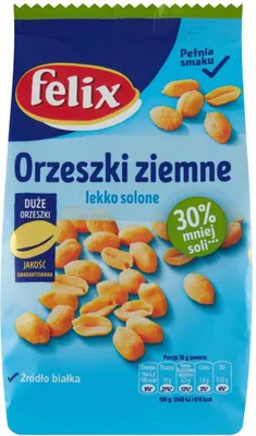 Zdjęcie produktu dla felix Orzeszki ziemne lekko solone 220 g