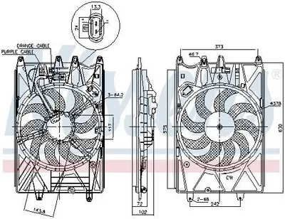 Image de NISSENS 85937 Ventilateur de radiateur