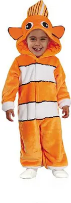 Obrázek produktu pro Karnevalový kostým Sea Dweller Fish Orange Hooded Animal Outfit Baby Carnival Cute Sea, velikost: 74/80 barva: oranžová