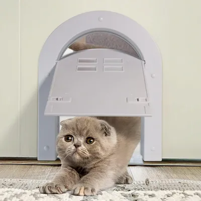 Produktbild von Katzenklappe für den Innenbereich mit Zwei-Wege-Verriegelung