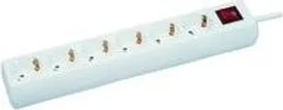 Produktbild von MicroConnect 6-fach Schuko-Steckdose 3M Weiß