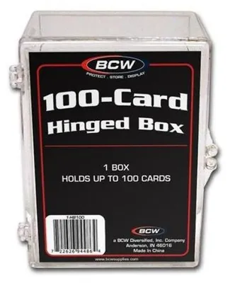 Image de BCW Boîte en plastique pour 100 cartes