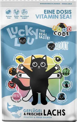 Image de LuckyLou Cat - Volaille & Saumon | 750g