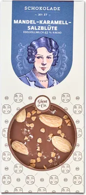 Produktbild von Berliner Kaffeerösterei - Tafel - Mandel Karamell Salzblüte - Vollmilch - Nr. 37