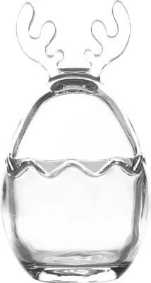 Image de Clayre & Eef Pot en verre Ø 8x15 cm Verre transparent