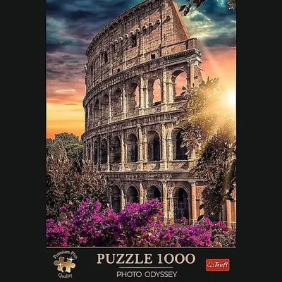 Zdjęcie produktu dla Trefl Premium Plus Quality 1000 el. Photo Odyssey: Koloseum, Amfiteatr w Rzymie, 1000 szt., Artystyczny