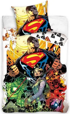 Produktbild von bettbezug Superman 140 x 200 cm / 90 cm Baumwolle