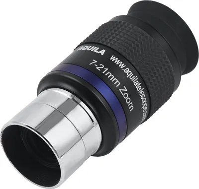 Zdjęcie produktu dla Okular teleskopowy w pełni metalowy 7-21 zoom Akcesorium astronomiczne o dużym powiększeniu Stargazing z wielowarstwowo powlekanym obrotowym regulowanym okularem